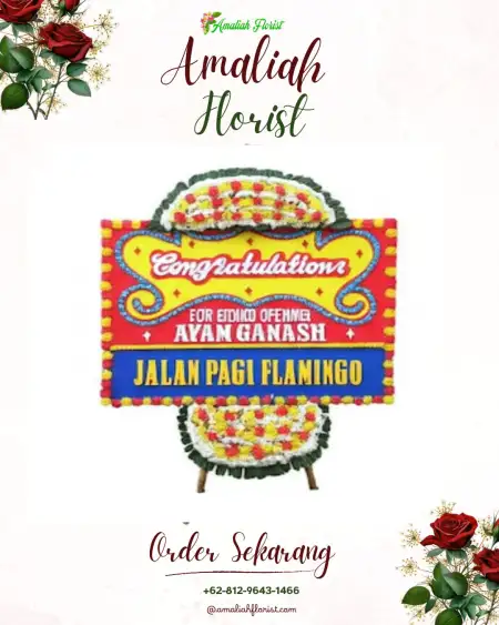 Sewa Papan Bunga Kampung Olo